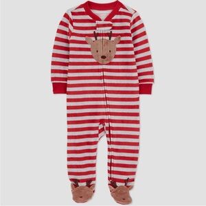 Carter’s Just One You Christmas Reindeer Striped Sleep ‘N Play